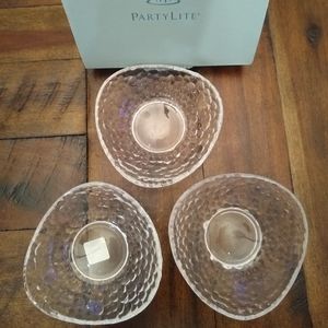 Partylite Tealight/ Mini ball Trio